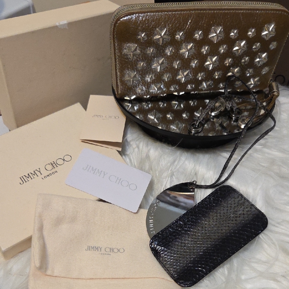 Bundle: Jimmy Choo Wallet, Cardholder/Pouch With Mirror
